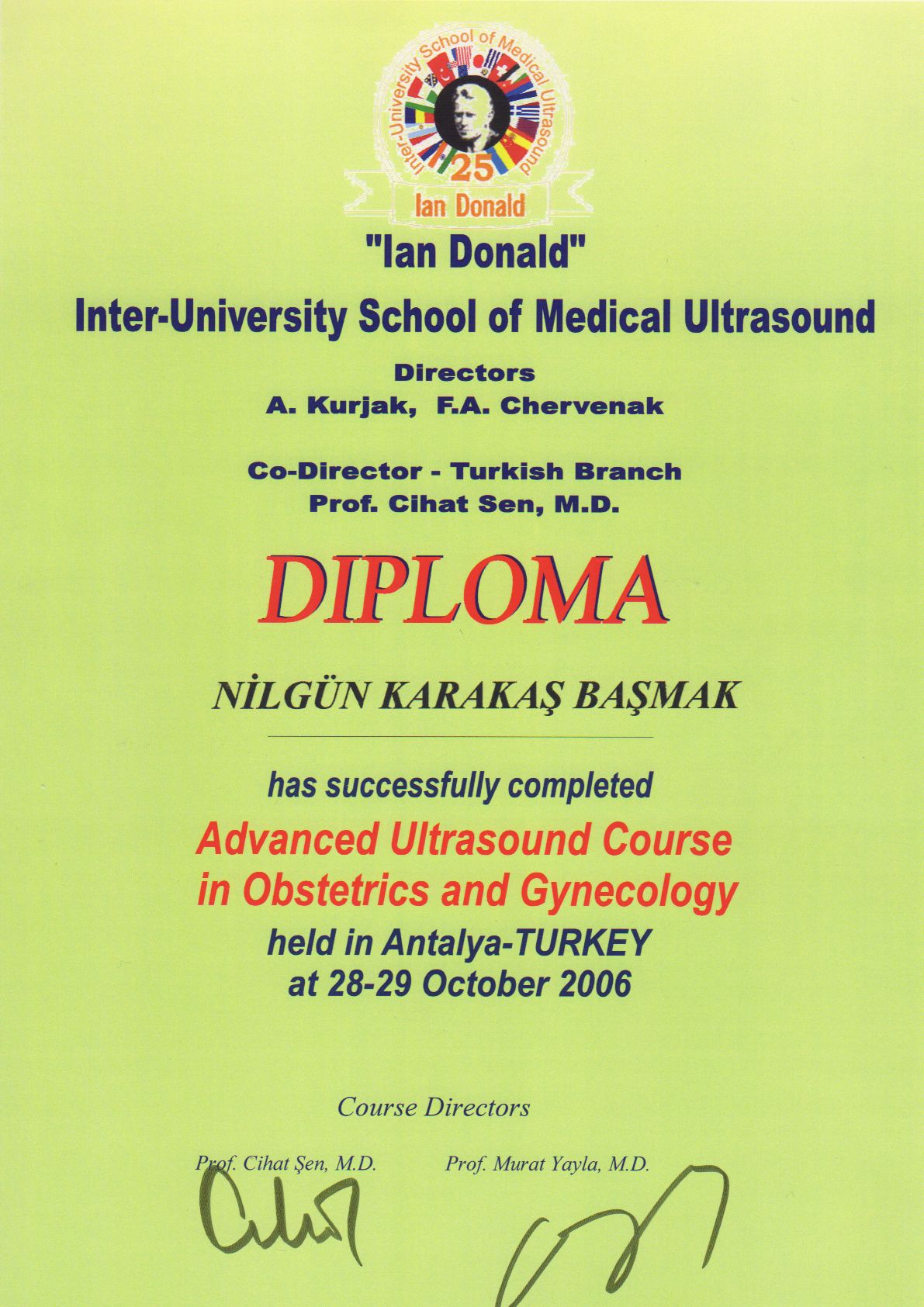 Ultrasonografi Sertifikası